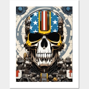 Robo-Skull Posters and Art